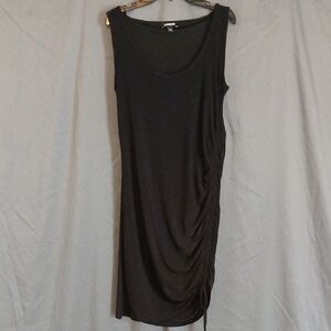 Express Elegant Black Midi Dress